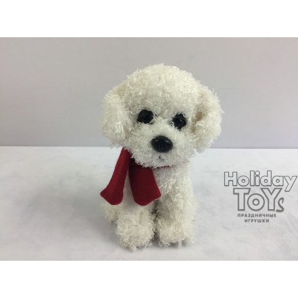 картинка Собака с шарфиком от магазина Праздничные игрушки